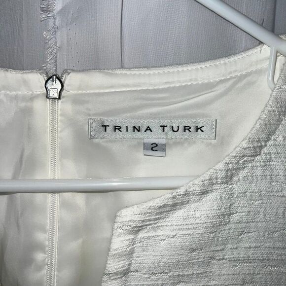 TRINA TURK Miss Brady Women’s Color Block Sleeveless Mini Dress - US 2 - Picture 8 of 10